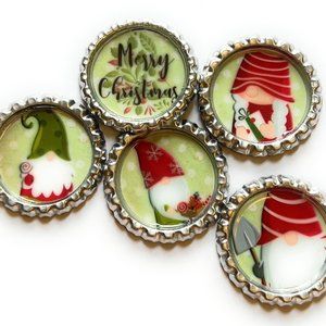 Christmas Gnomes Magnet Set